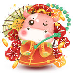 2021 金牛送福 牛年