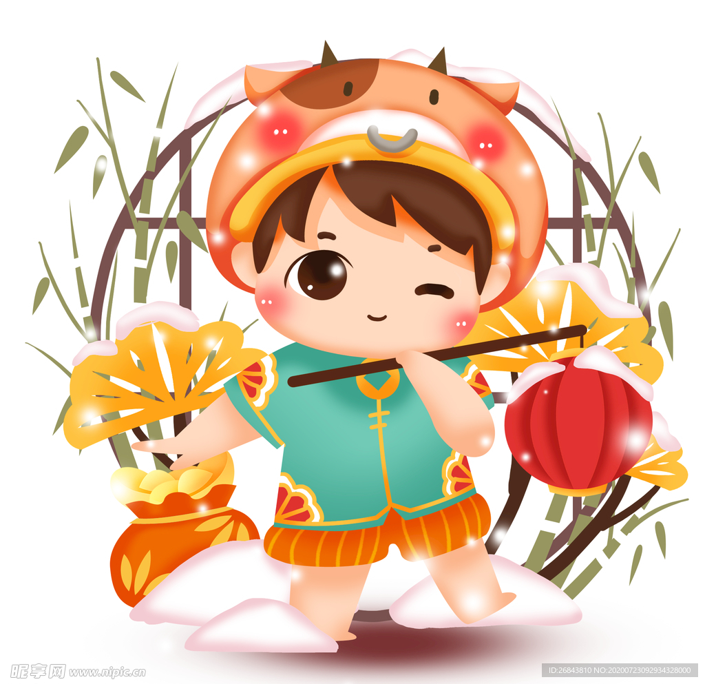2021 金牛送福 牛年