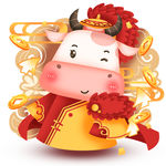 2021 金牛送福 牛年