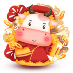 2021 金牛送福 牛年