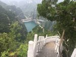 焦作云台山峰林峡群英湖大坝