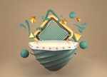 c4d电商素材 c4d促销海报