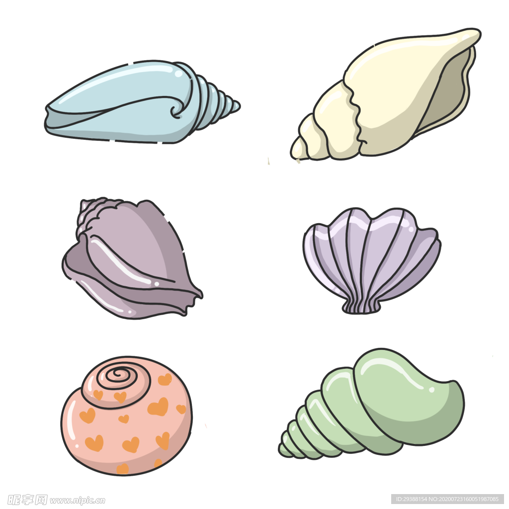 卡通海螺