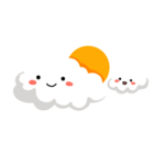 云朵太阳