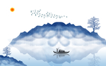 山水画 水墨山水画 意境山水画