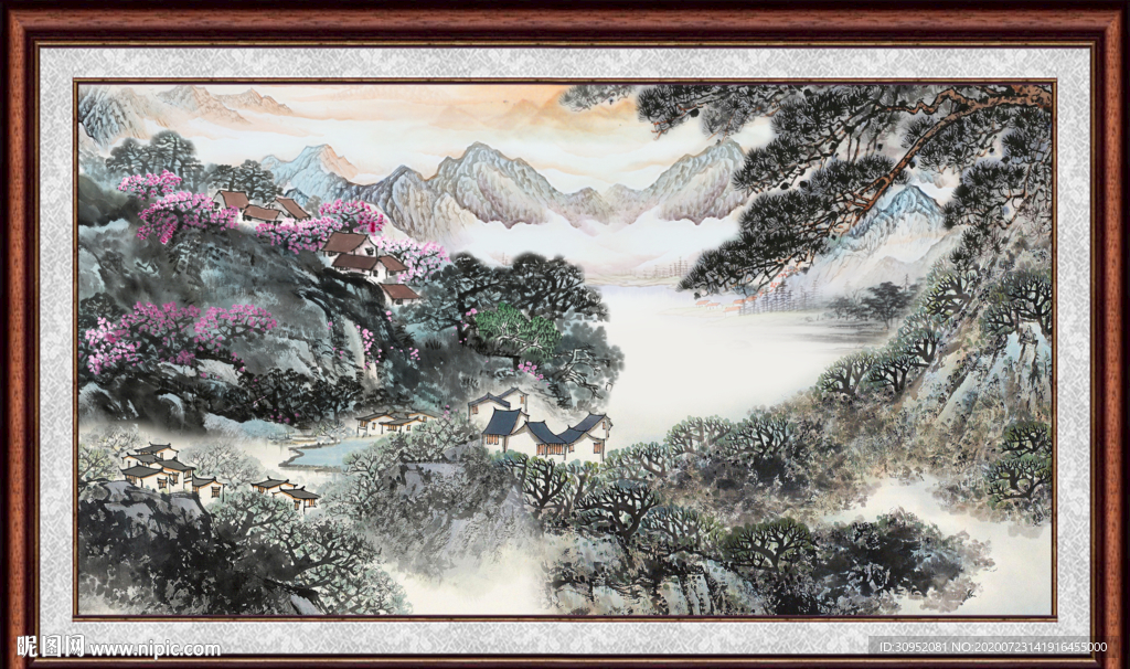 巨幅山水