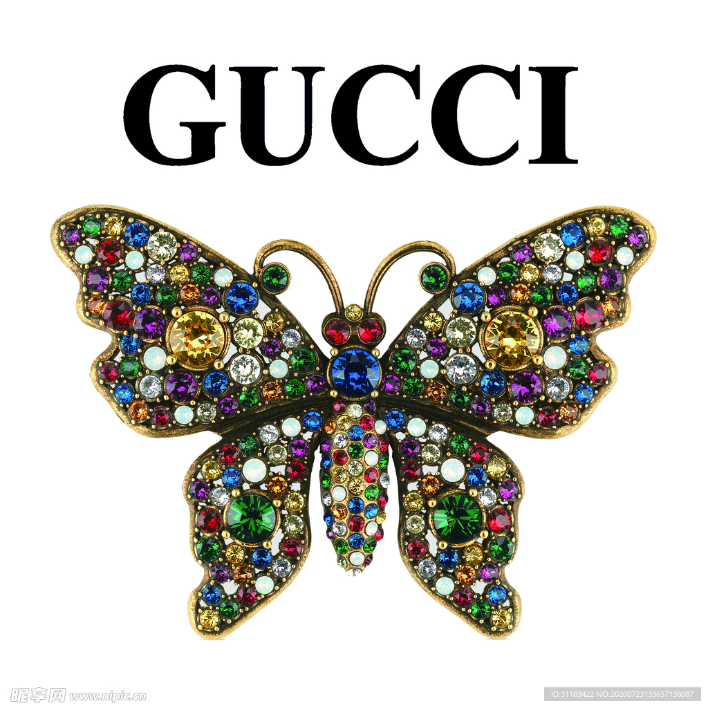 gucci 蝴蝶