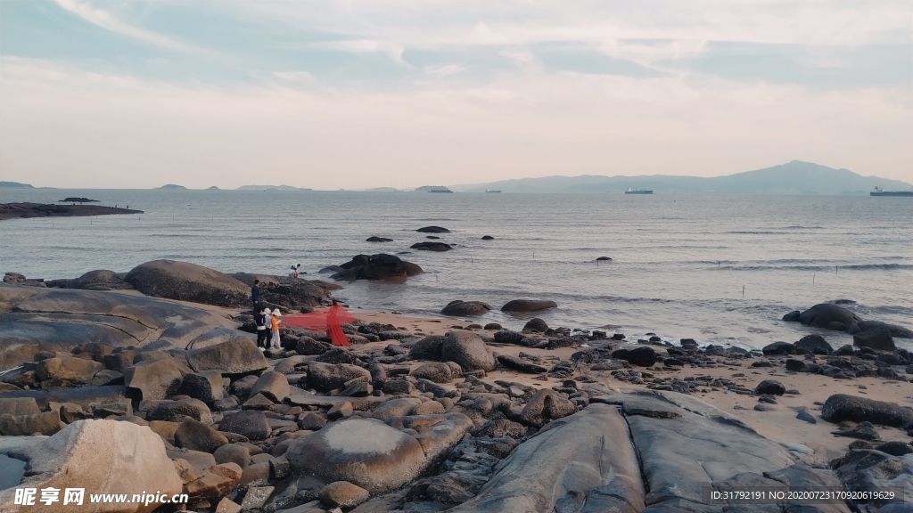 浪漫海边婚纱风情