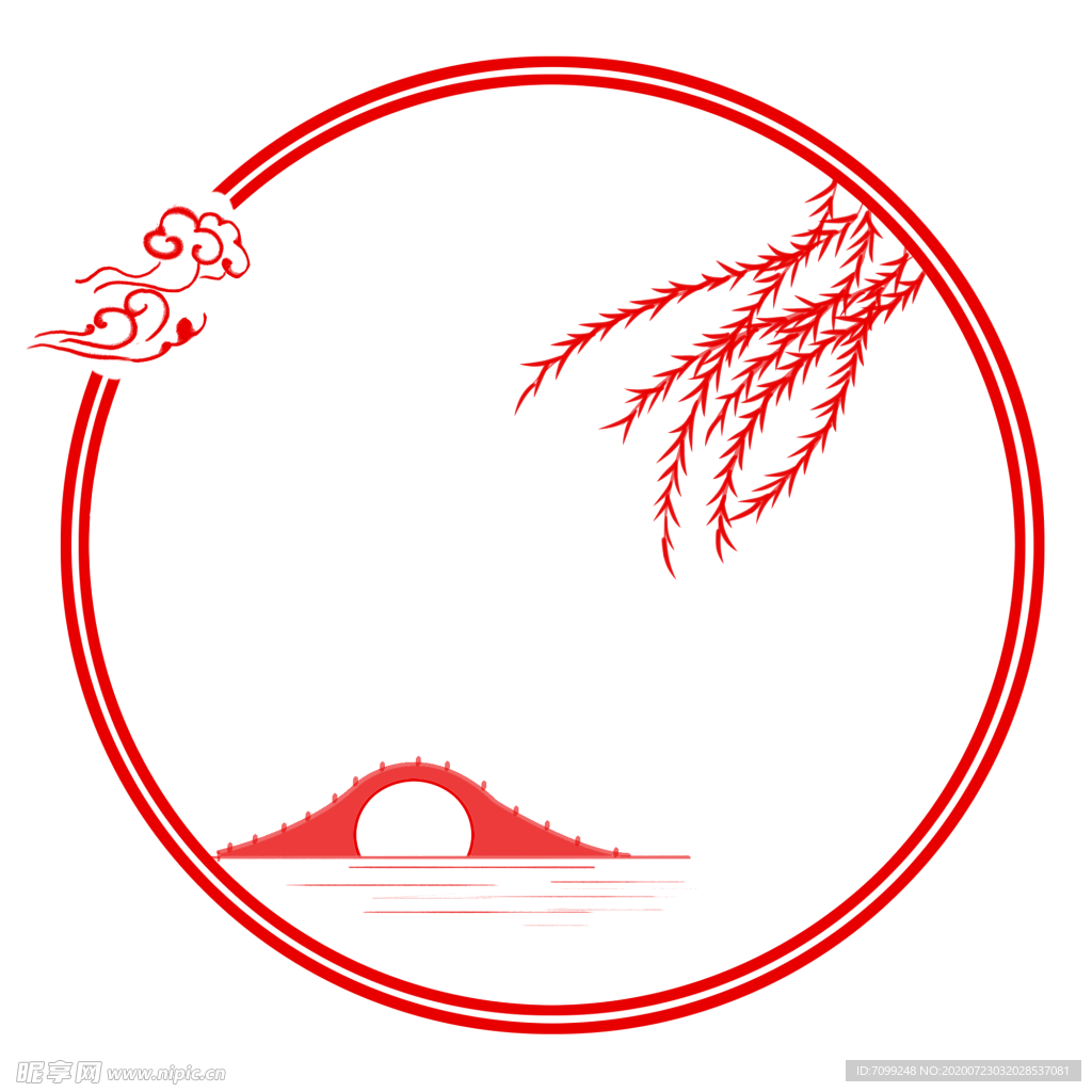 中国风花纹