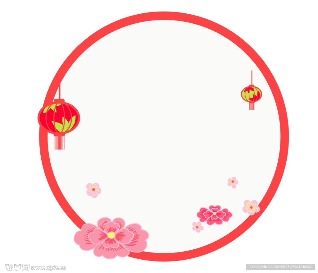 中国风花纹