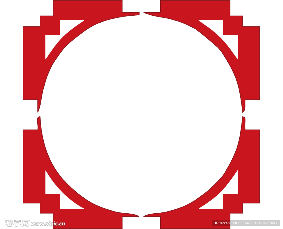 中国风花纹