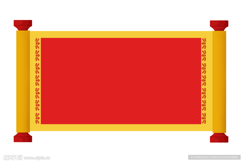 中国风花纹花边边框素材
