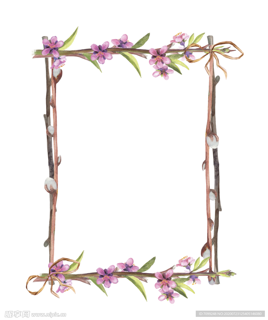 中国风花纹