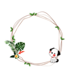 中国风花纹花边边框素材