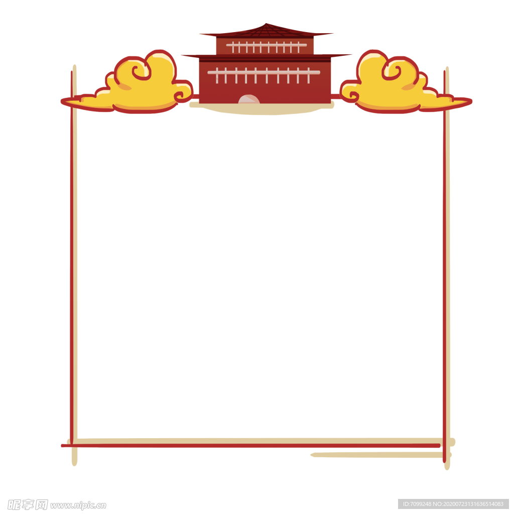 卡通边框