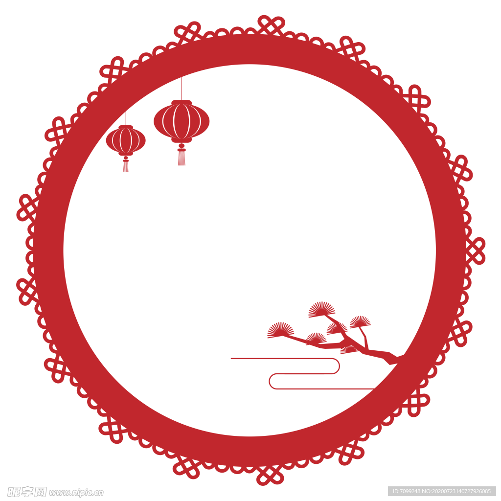 中国风花纹