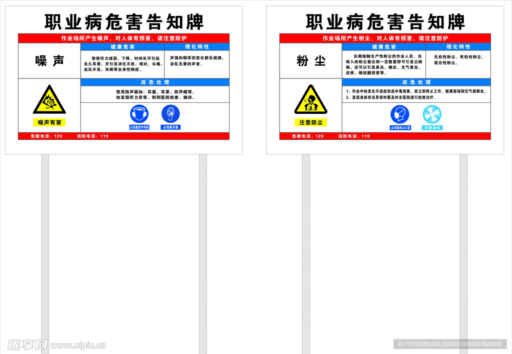 职业病危害告知牌