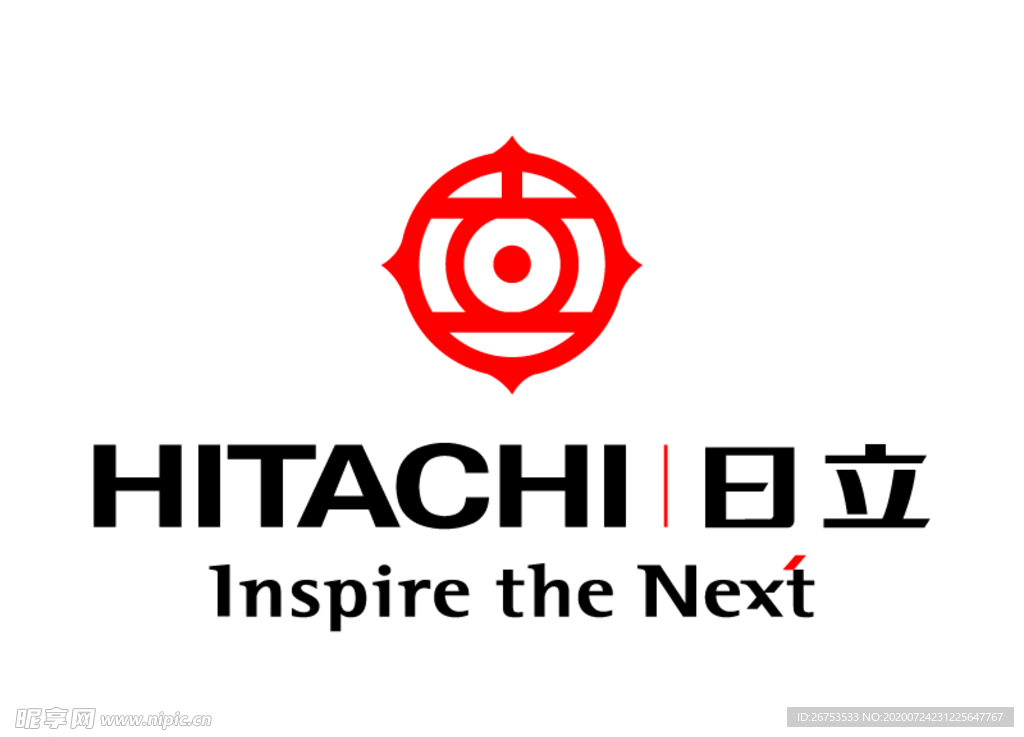日立hitachi 标志设计图
