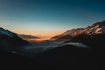 高山日出景观