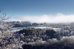冬季雪山景观