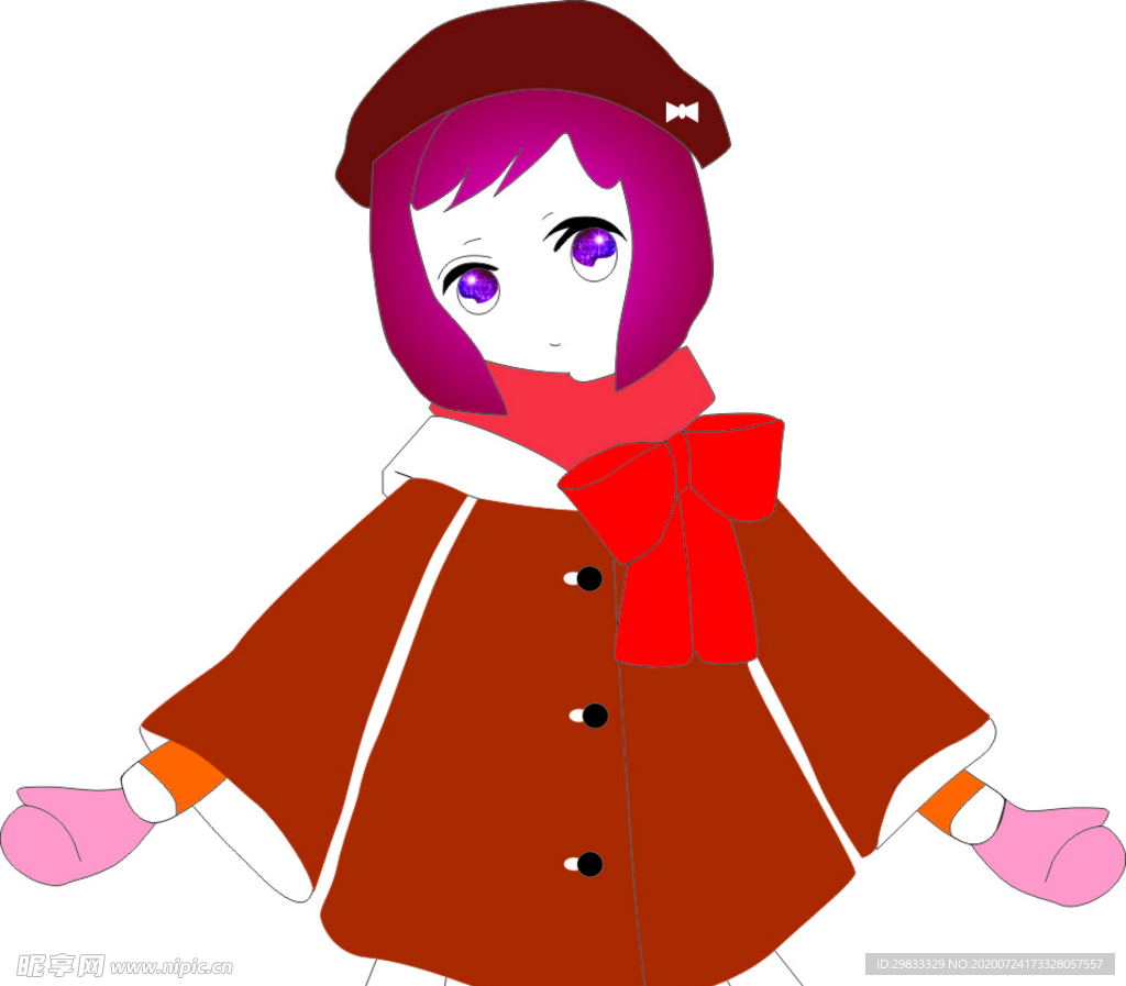 可爱小女孩