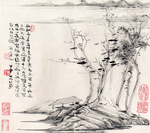 水墨山水国画风景