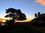 小镇夕阳风光