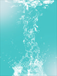 矢量清新水纹水波海报背景