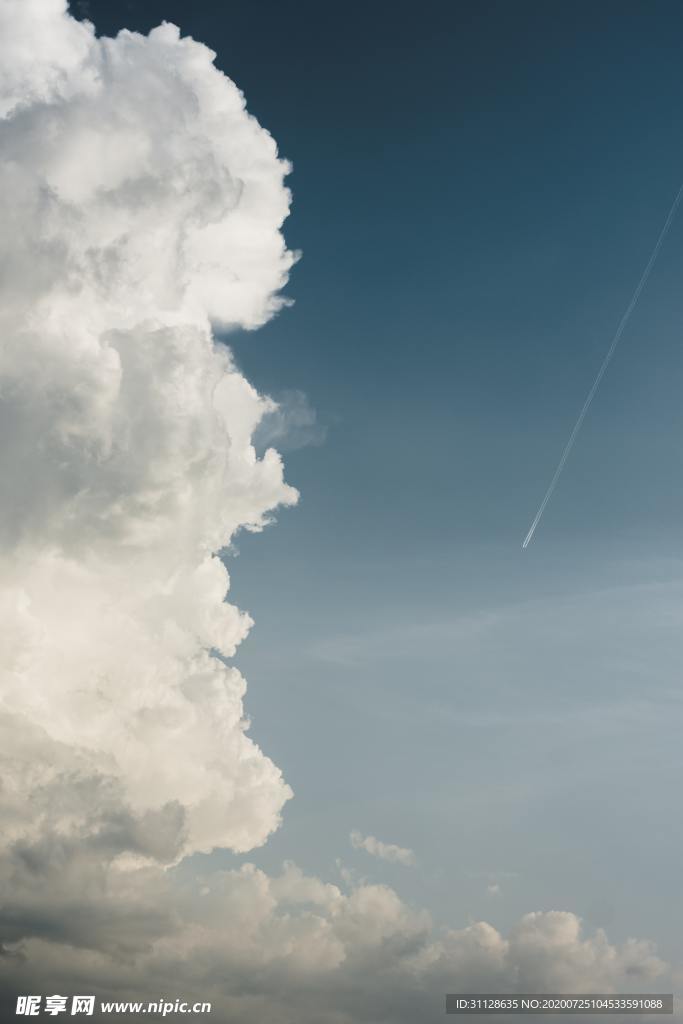天空 白云