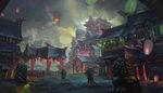 中国风大气插画场景图片