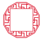 圆形中式边框