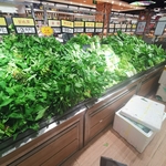 超市 新鲜蔬菜 柜子