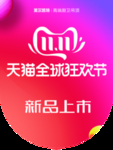 天猫双十一新品上市吊旗