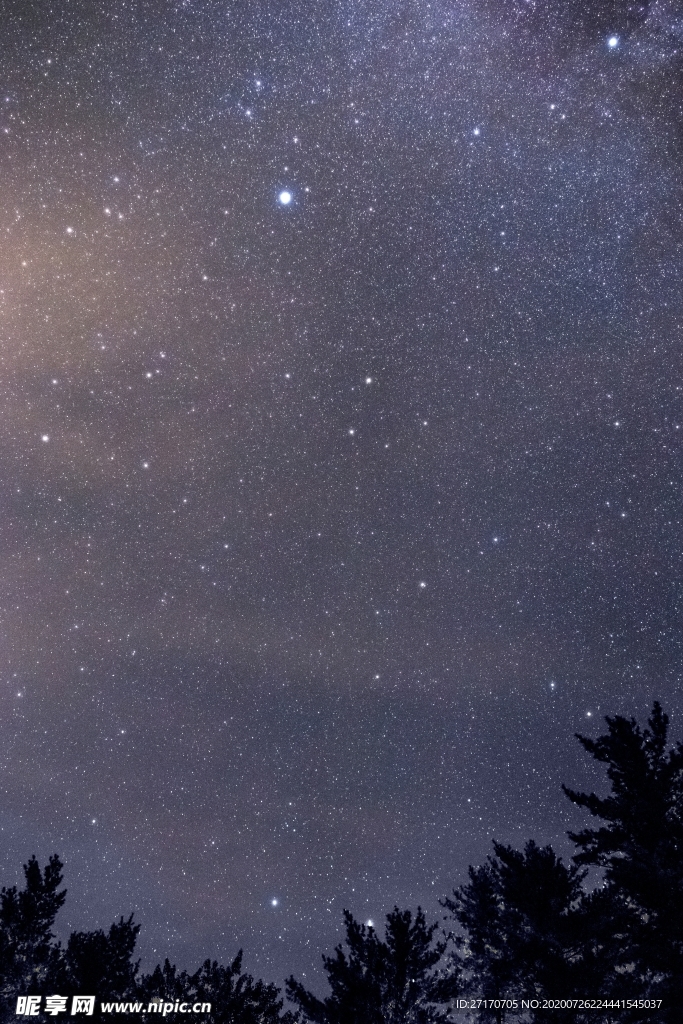 夜晚星空摄影