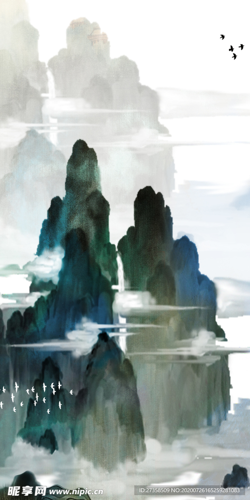 新中式山水