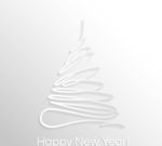 新年快乐抽象卡