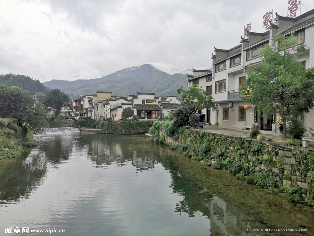 卢村风光 皖南民居 古民居