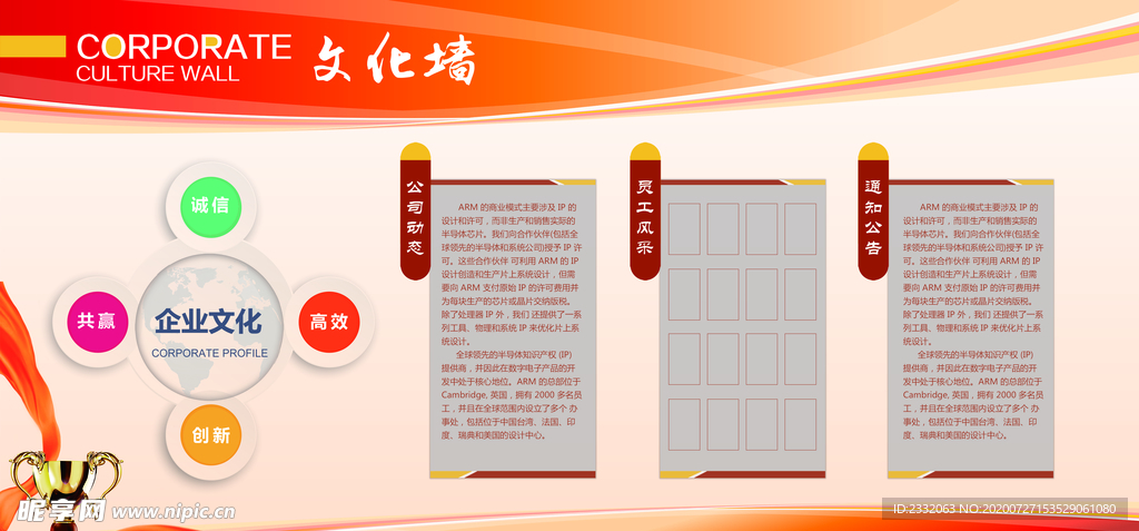 企业文化展板