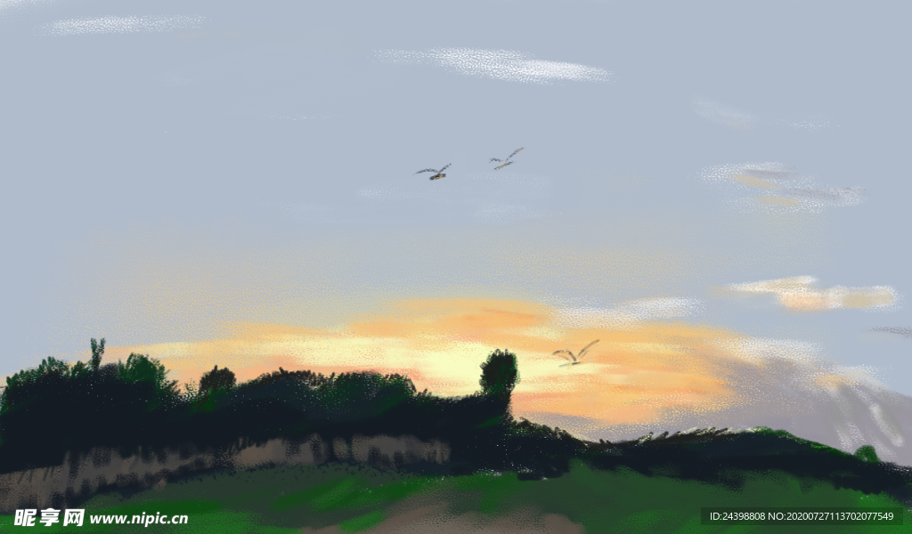 夕阳