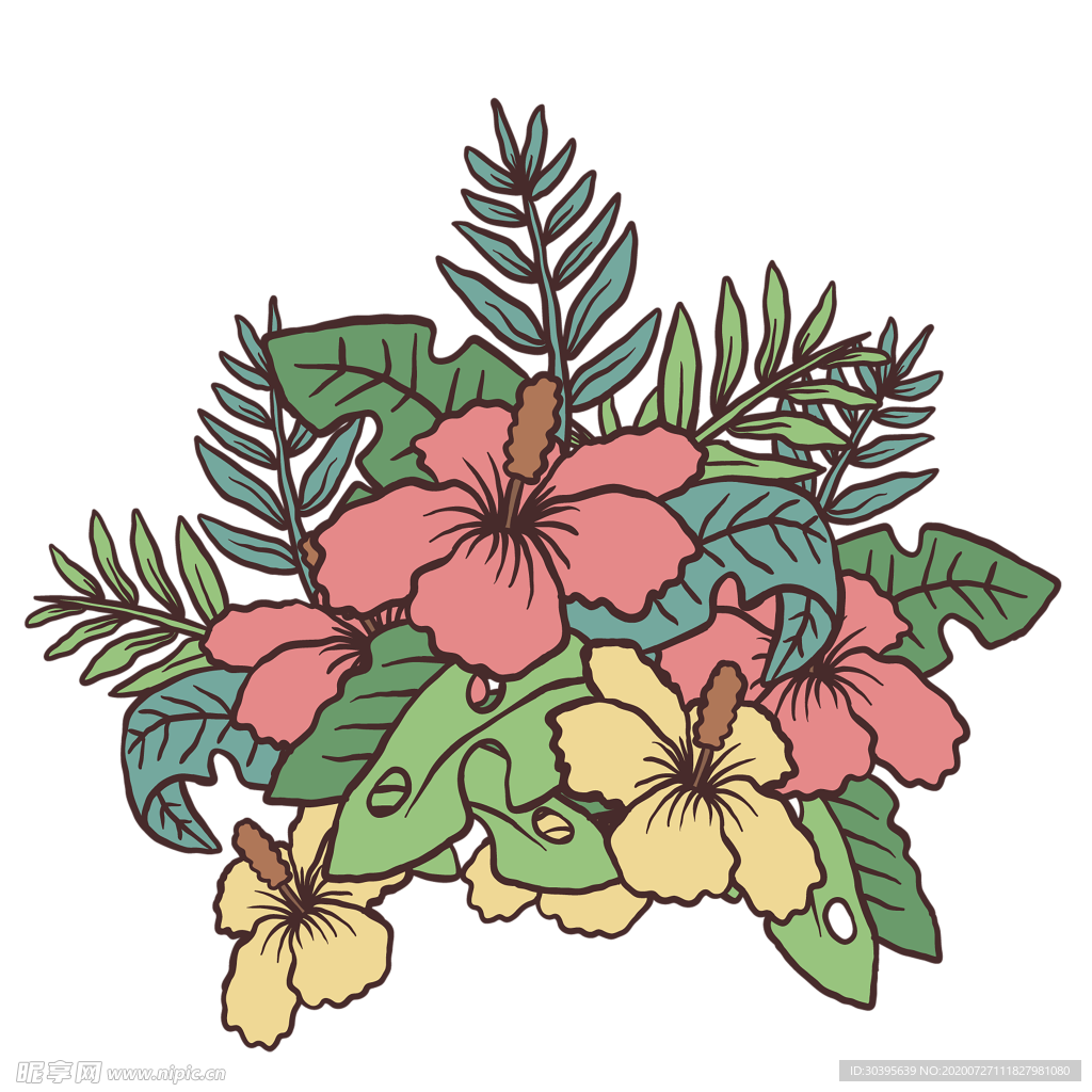 鲜花素材