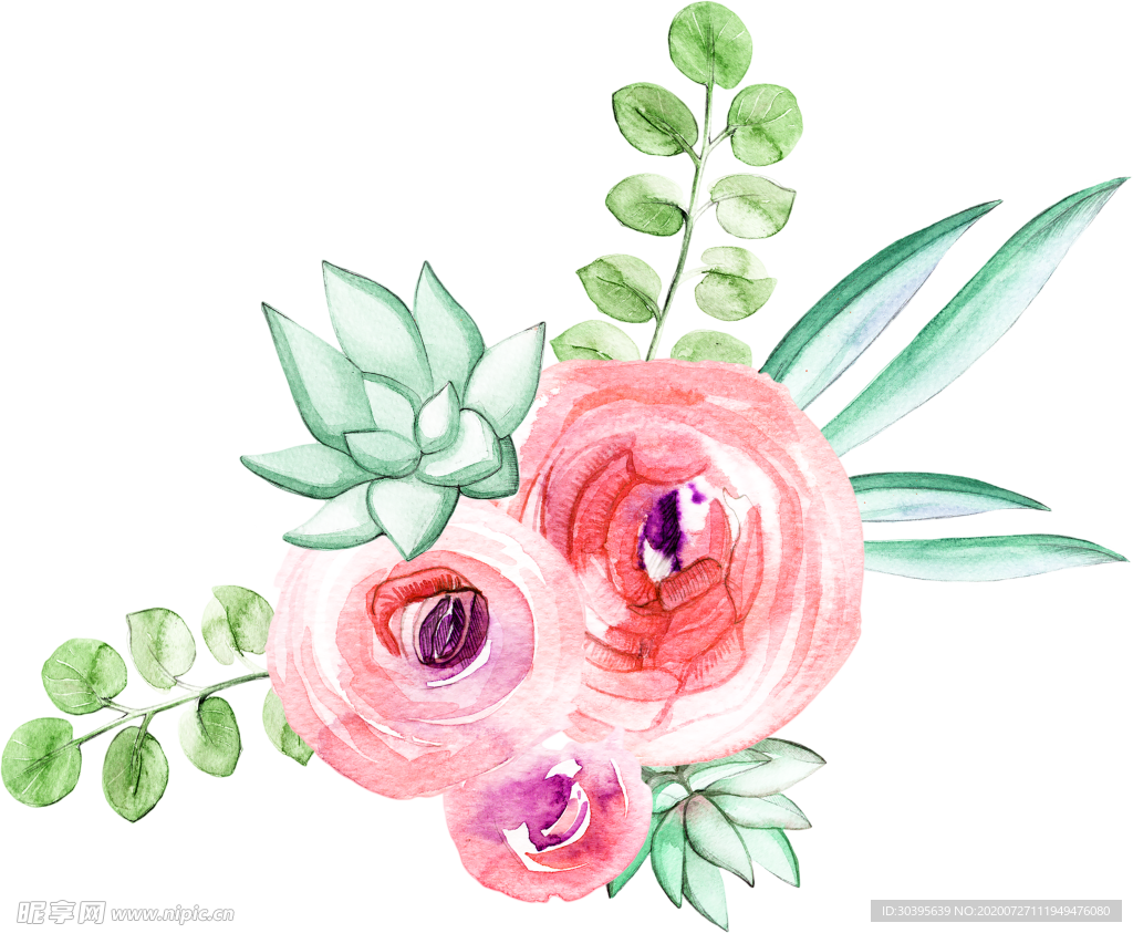 鲜花素材