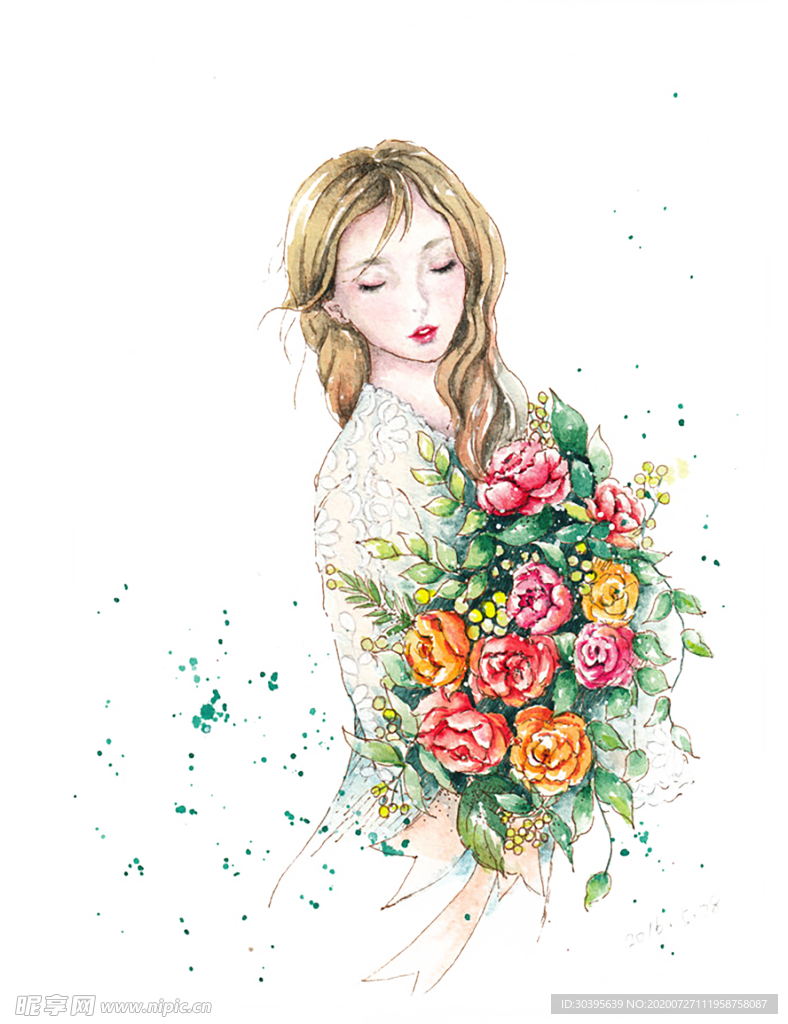 鲜花素材