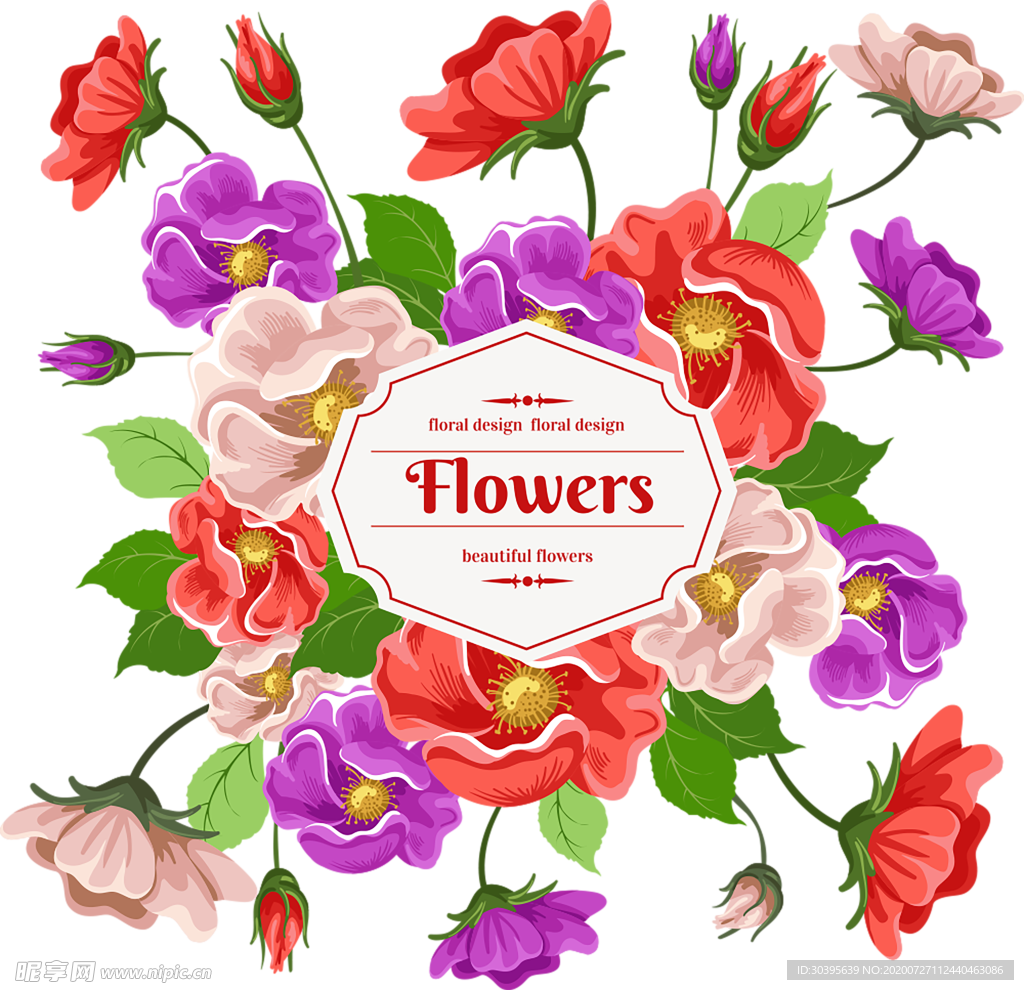 鲜花素材