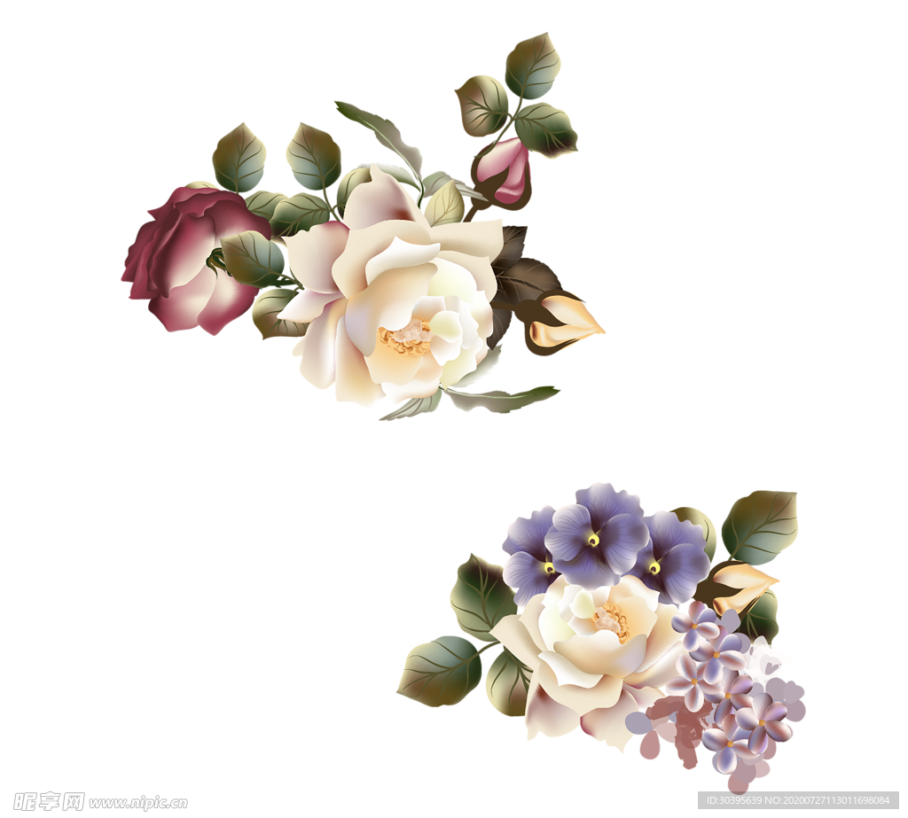 鲜花素材