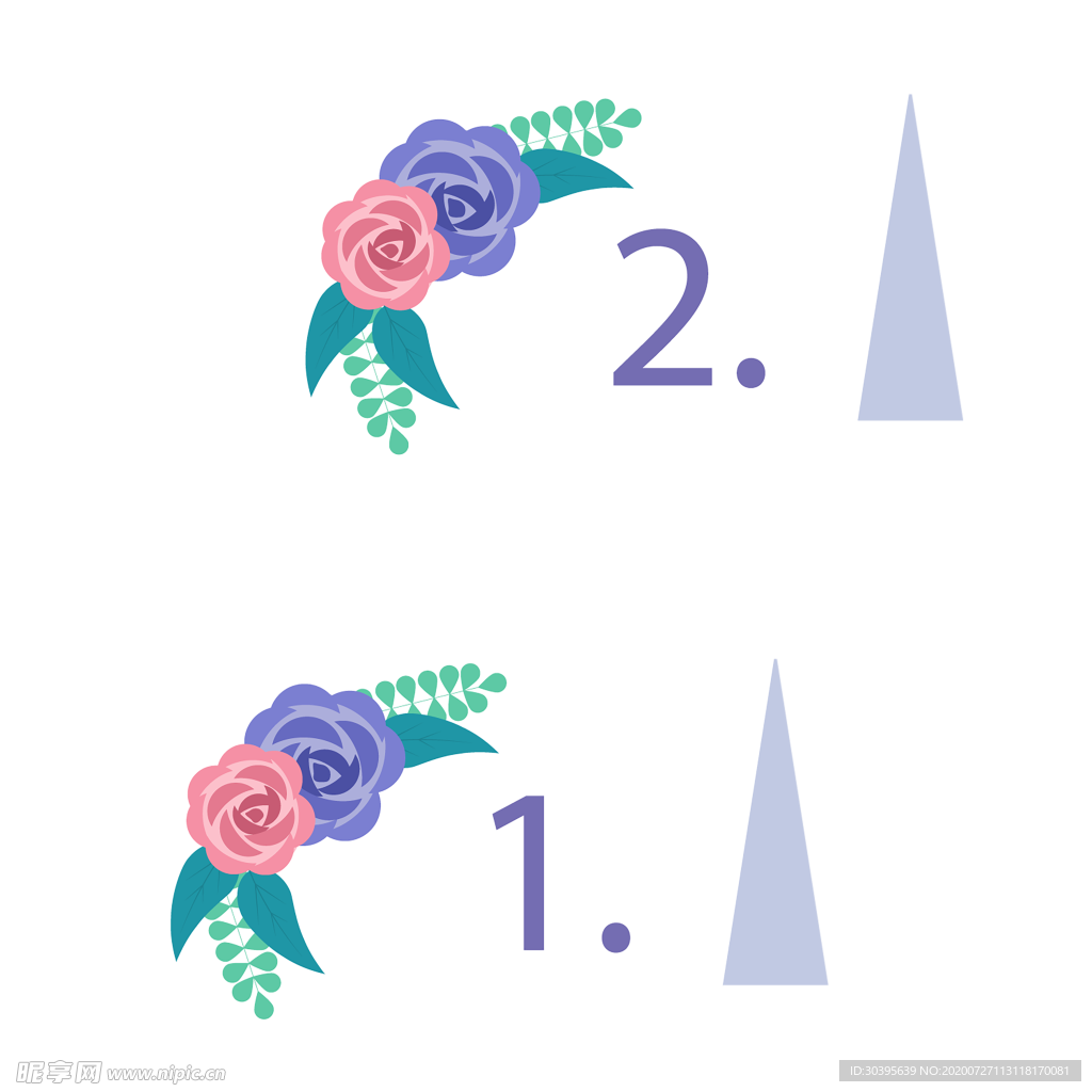 鲜花素材