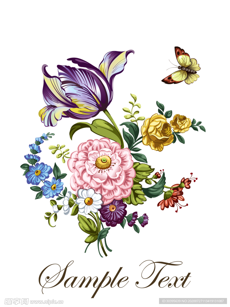鲜花素材