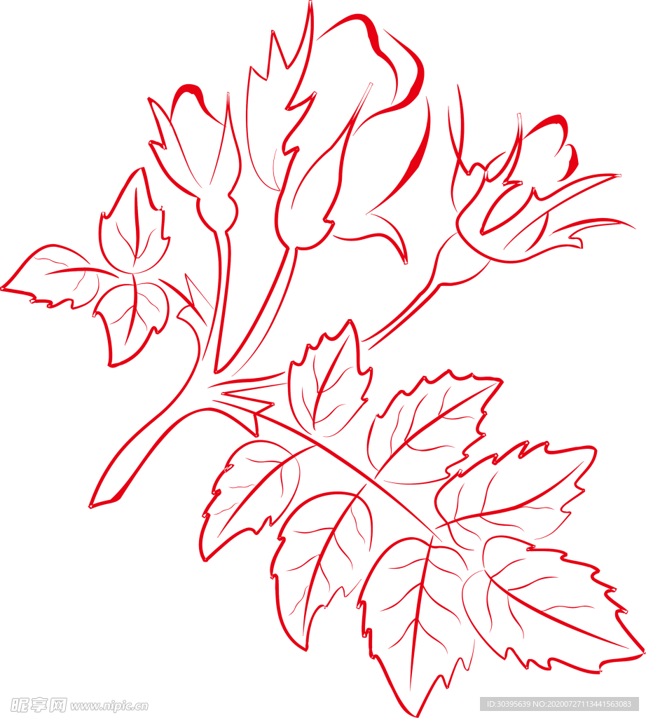 鲜花素材