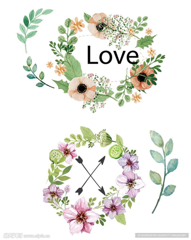 鲜花素材