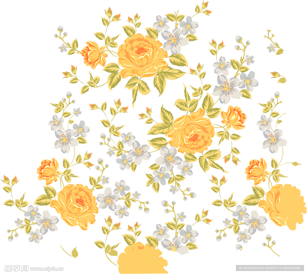 鲜花素材