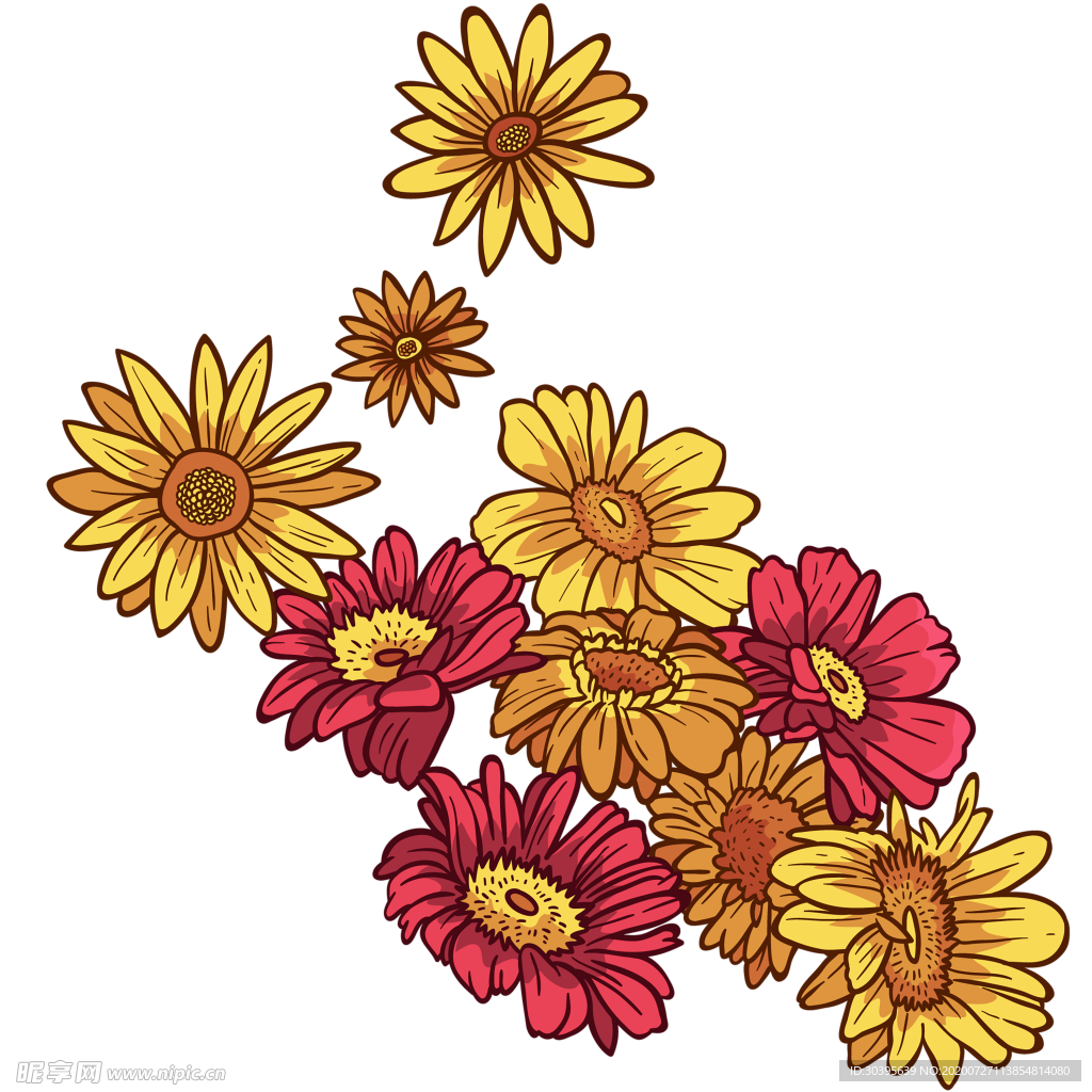 鲜花素材